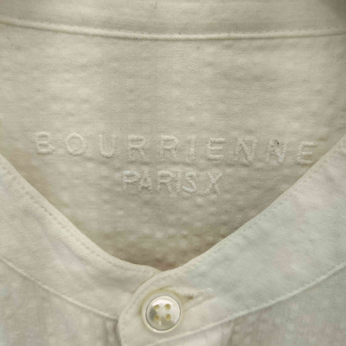 BOURRIENNE PARIS X X-ARTISTE アルティスト バンドカラー サッカー ロング シャツ メンズ import:S