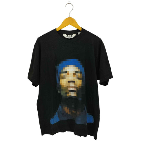 NEUTRAL BUZZ REACTION モザイクヒップホップ プリント クルーネックTシャツ メンズ import:XL