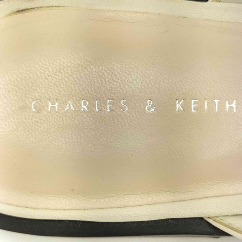 チャールズアンドキース CHARLES&KEITH メタリックアクセントスリッポン レディース 39