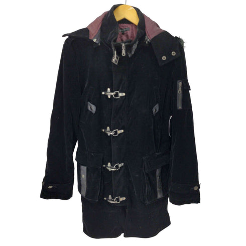 AUTHENTIC ファーフード ベロア ファイヤーマンコート メンズ JPN:L