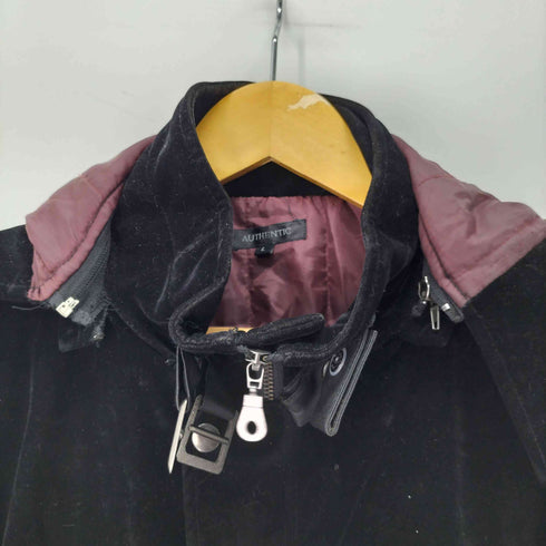 AUTHENTIC ファーフード ベロア ファイヤーマンコート メンズ JPN:L