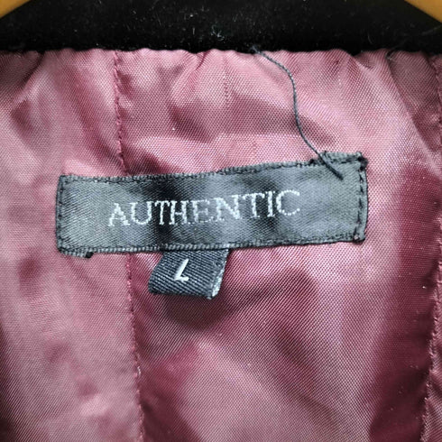 AUTHENTIC ファーフード ベロア ファイヤーマンコート メンズ JPN:L
