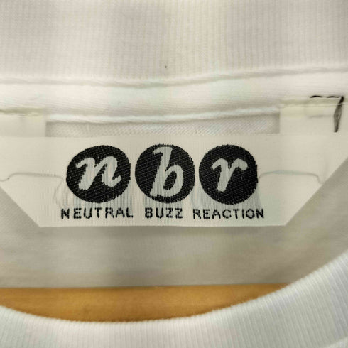 NEUTRAL BUZZ REACTION メッセージロゴ クルーネックTシャツ メンズ