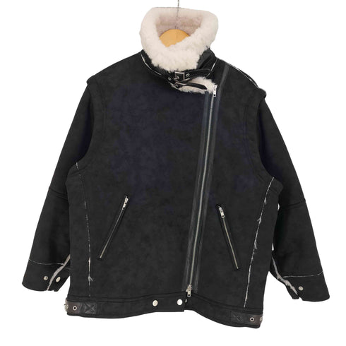 ムルーア MURUA 24aw 2WAYミドルフェイクムートン レディース FREE