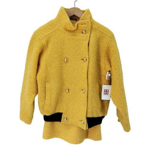 BELLE ROBE ウール混 金ダブルボタン ハイネックボア セットアップ レディース 11