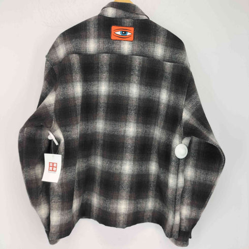 トイマシーン TOY MACHINE SECT EYE PATCH PLAID CHECK ZIP SHACKET メンズ JPN:L