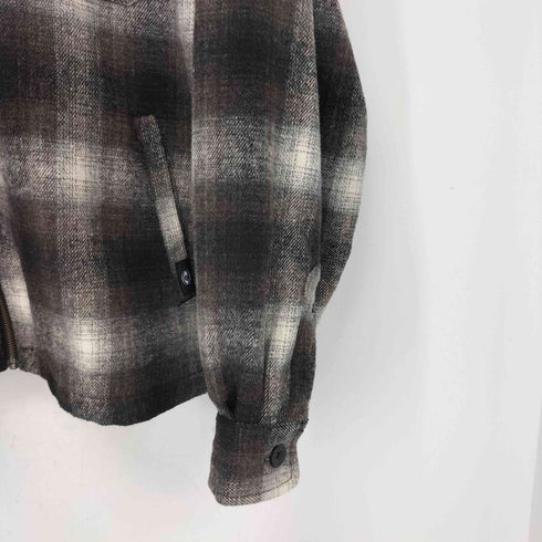 トイマシーン TOY MACHINE SECT EYE PATCH PLAID CHECK ZIP SHACKET メンズ JPN:L