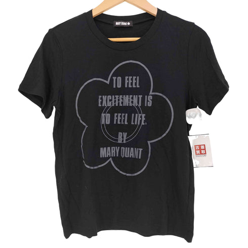 マリークワント MARY QUANT メッセージ デイジーTシャツ レディース import:M