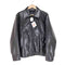 ギャップ Gap 紺タグ 牛皮 裏地キルティング ジップレザージャケット メンズ import:M