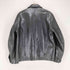 ギャップ Gap 紺タグ 牛皮 裏地キルティング ジップレザージャケット メンズ import:M