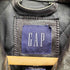 ギャップ Gap 紺タグ 牛皮 裏地キルティング ジップレザージャケット メンズ import:M
