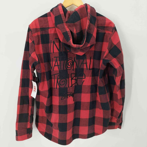 ステューシー Stussy バッファローチェック フーデッドブルゾン メンズ import:L