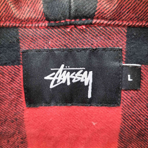 ステューシー Stussy バッファローチェック フーデッドブルゾン メンズ import:L