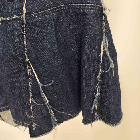 ジュンヤワタナベコムデギャルソン JUNYA WATANABE COMME des GARCONS 06AW パッチワーク解体再構築デニムスカート archive レディース JPN:S