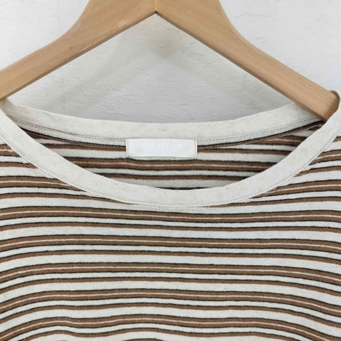 ネストローブコンフェクト nest Robe CONFECT コットンリネン マルチボーダー 半袖ビッグTee Tシャツ メンズ FREE