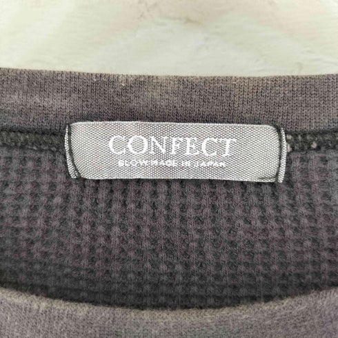 ネストローブコンフェクト nest Robe CONFECT ワッフル ムラ染め クルー クルーネックスウェット メンズ FREE