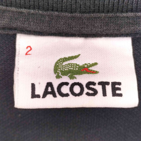 ラコステ LACOSTE ワンポイントロゴ 鹿の子 ポロシャツ メンズ JPN:2