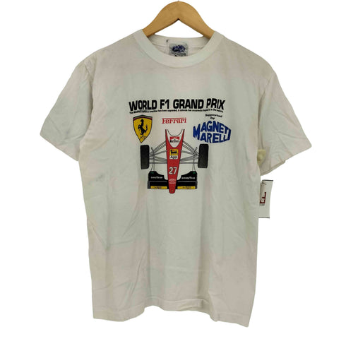 MAGNETI MARELLI 企業プリント Tシャツ 袖&裾 シングルステッチ メンズ