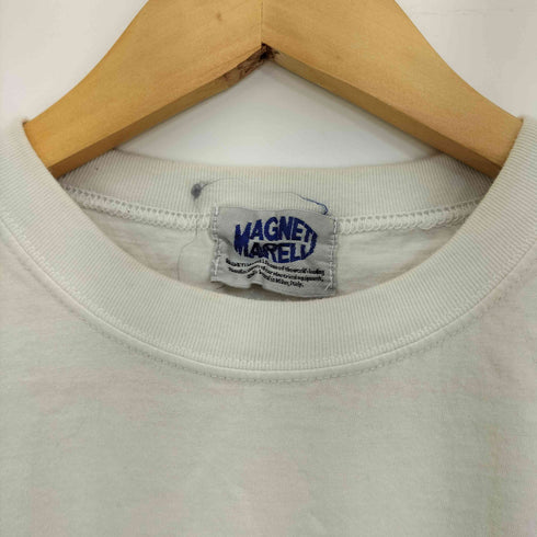MAGNETI MARELLI 企業プリント Tシャツ 袖&裾 シングルステッチ メンズ