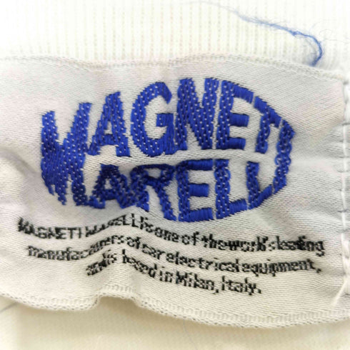 MAGNETI MARELLI 企業プリント Tシャツ 袖&裾 シングルステッチ メンズ