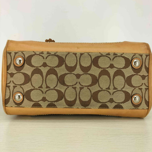 コーチ COACH サッチェル シグネチャー キャンバス ハンドバッグ レディース