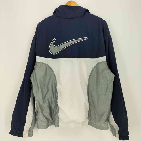 ナイキ NIKE 90s 白タグ 切替 ナイロンジャケット メンズ import:L