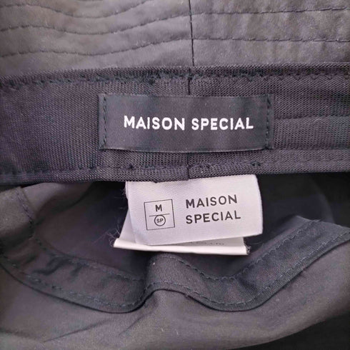 メゾンスペシャル MAISON SPECIAL マルチファブリックバケットハット メンズ FREE