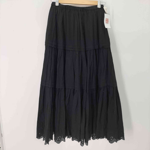 ラウンジドレス Loungedress ティアードレーススカート レディース FREE