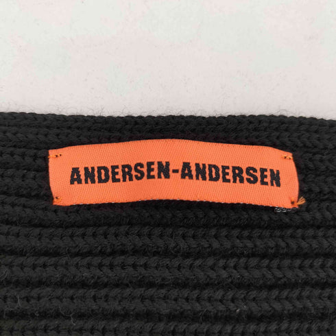 アンデルセンアンデルセン ANDERSEN-ANDERSEN 5GG SCARF リブ編みニット スカーフ マフラー メンズ