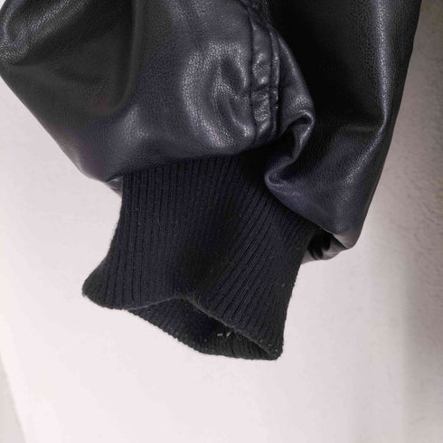 vegan leather MA1 ビーガンレザージャケット レディース