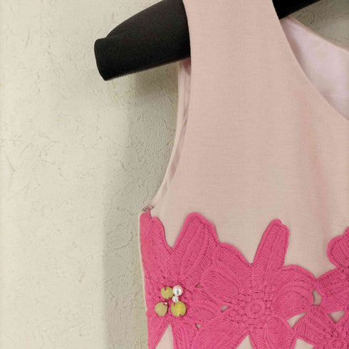 レディ Rady フラワー刺繍 ビジューデザイン ノースリーブトップス Y2K レディース JPN:S