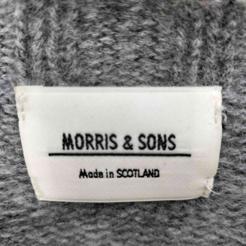 モリスアンドサンズ MORRIS & SONS MADE IN SCOTLAND クルーネックニット メンズ
