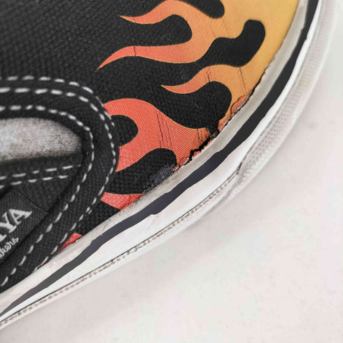 25SS KAMIYA Cornell Fire Pattern Vulcanized Slip on Sneaker スリッポンスニーカー メンズ JPN:41