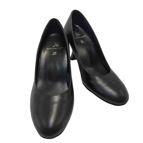 ワコールサクセスウォーク Wacoal success walk レザー ヒール パンプス レディース JPN:23