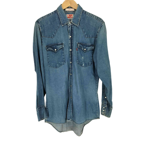 リーバイス Levis THE COWBOY TALER ウエスタンデニムシャツ メンズ import:M
