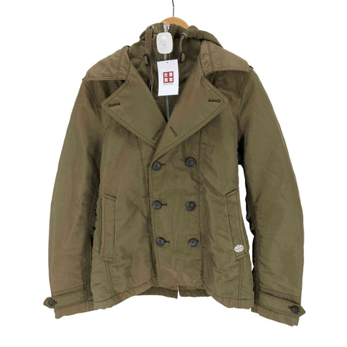 ディーゼル DIESEL 裏地キルティング フードドッキングナイロンピーコート メンズ JPN:L