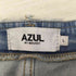 アズールバイマウジー AZUL by moussy FRINGE DENIM WIDE レディース JPN:L