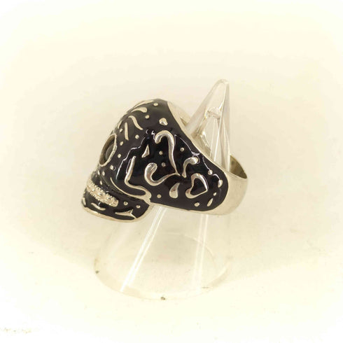 END 925 TRIBE SKULL RING スカルリング メンズ 12