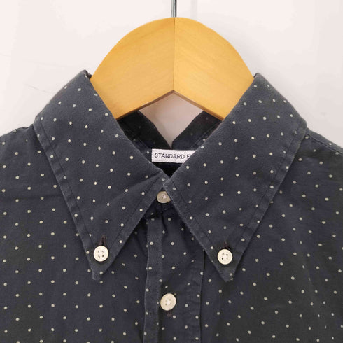 インディヴィジュアライズドシャツ individualized shirts STANDARD FIT MADE IN USA ドット柄 BD 長袖シャツ メンズ 15 1/2