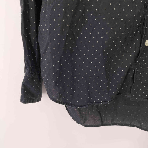 インディヴィジュアライズドシャツ individualized shirts STANDARD FIT MADE IN USA ドット柄 BD 長袖シャツ メンズ 15 1/2