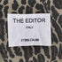 THE EDITOR イタリア製レオパード柄テーラードジャケット メンズ 50