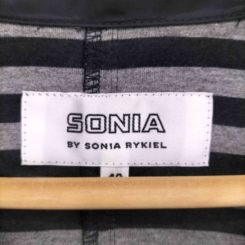 ソニアバイソニアリキエル SONIA by SONIA RYKIEL 裏地ボーダーナイロンショートコート レディース 46