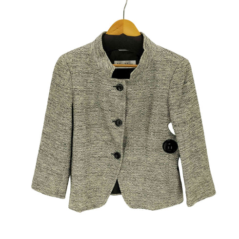 マックスマーラ MAX MARA イタリア製 ハイネックツイードジャケット レディース JPN:44