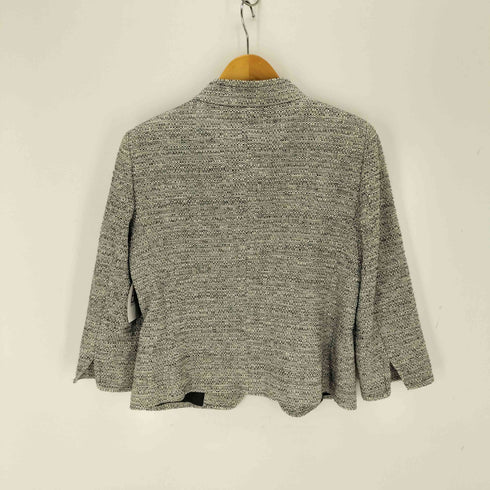 マックスマーラ MAX MARA イタリア製 ハイネックツイードジャケット レディース JPN:44