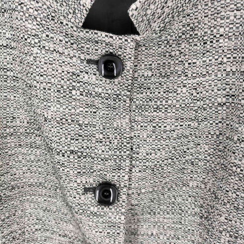 マックスマーラ MAX MARA イタリア製 ハイネックツイードジャケット レディース JPN:44