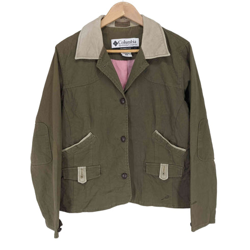 コロンビアスポーツウェア Columbia Sportswear 90s エルボーパッチ 3Bテーラードジャケット レディース M