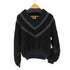 TRADITIONAL BRANDS カウレザー切替 Vネッククロップドニット メンズ JPN:M