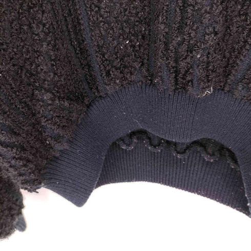 TRADITIONAL BRANDS カウレザー切替 Vネッククロップドニット メンズ JPN:M