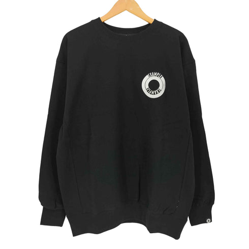 イグザンプル EXAMPLE ROUND LOGO SWEAT PULLOVER ラウンドロゴ クルーネック サイドパネル スウェット メンズ JPN:XXL