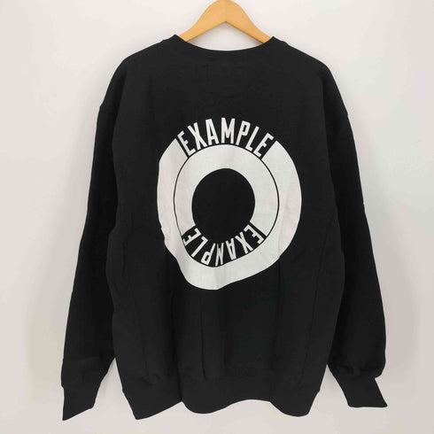 イグザンプル EXAMPLE ROUND LOGO SWEAT PULLOVER ラウンドロゴ クルーネック サイドパネル スウェット メンズ JPN:XXL